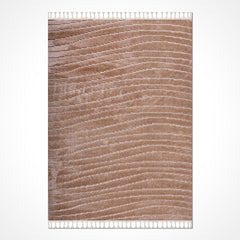 Kahverengi Modern Polyester Makine Halısı