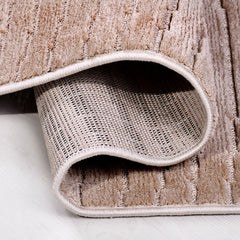 Kahverengi Modern Polyester Makine Halısı