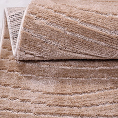 Kahverengi Modern Polyester Makine Halısı