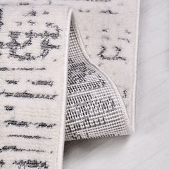 Gri Modern Polyester Makine Halısı