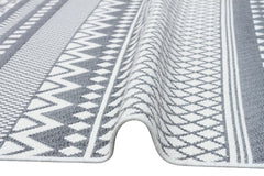 Yıkanabilir Çift Taraflı Modern Desenli Dokuma Kilim