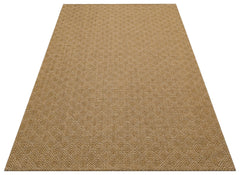 Hasır Görünümlü Kaymaz Renkli Dokuma Modern Kilim Halı
