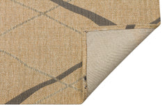 Hasır Görünümlü Kaymaz Renkli Dokuma Modern Kilim Halı