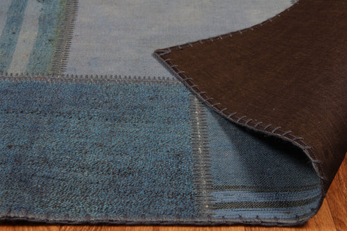 Geleneksel Kendir Patchwork Kilim