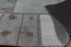 Geleneksel Kendir Patchwork Kilim