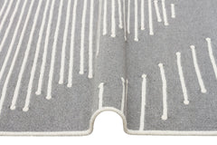 Yıkanabilir Çift Taraflı Modern Desenli Dokuma Kilim