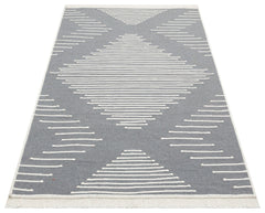 Yıkanabilir Çift Taraflı Modern Desenli Dokuma Kilim