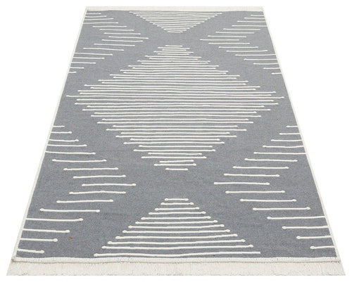 Yıkanabilir Çift Taraflı Modern Desenli Dokuma Kilim