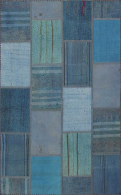 Geleneksel Kendir Patchwork Kilim