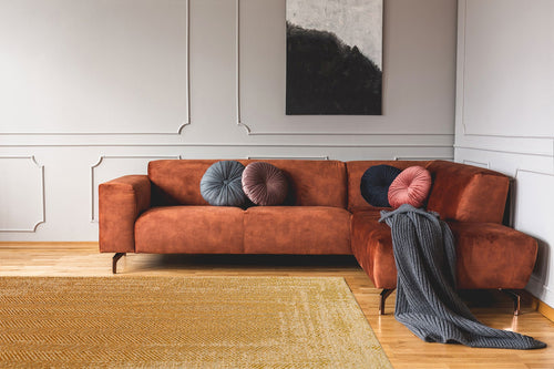 Hasır Görünümlü Kaymaz Renkli Dokuma Modern Kilim Halı