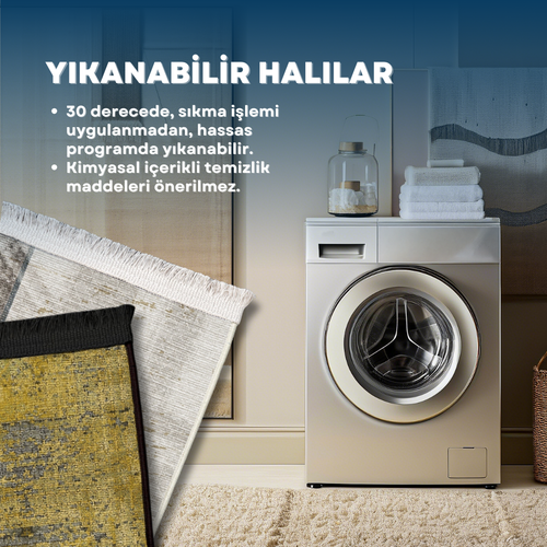 Gubkin Kırmızı Modern Dijital Baskı Halı