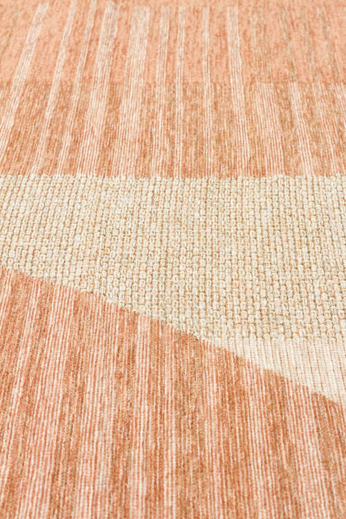 Hasır Görünümlü Kaymaz Renkli Dokuma Modern Kilim Halı