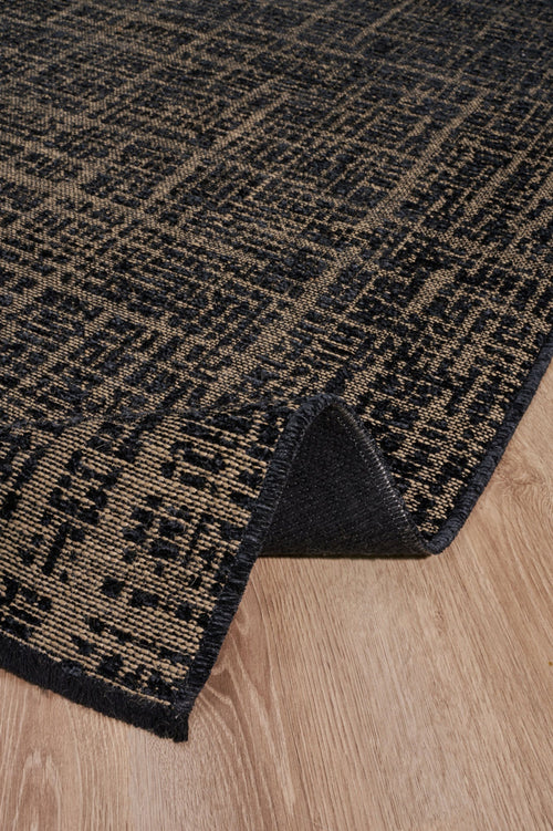 Halınet Miami Antrasit Geometrik Polyester Makine Halısı