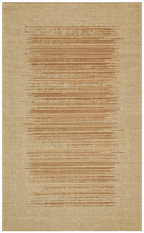 Hasır Görünümlü Kaymaz Renkli Dokuma Modern Kilim Halı