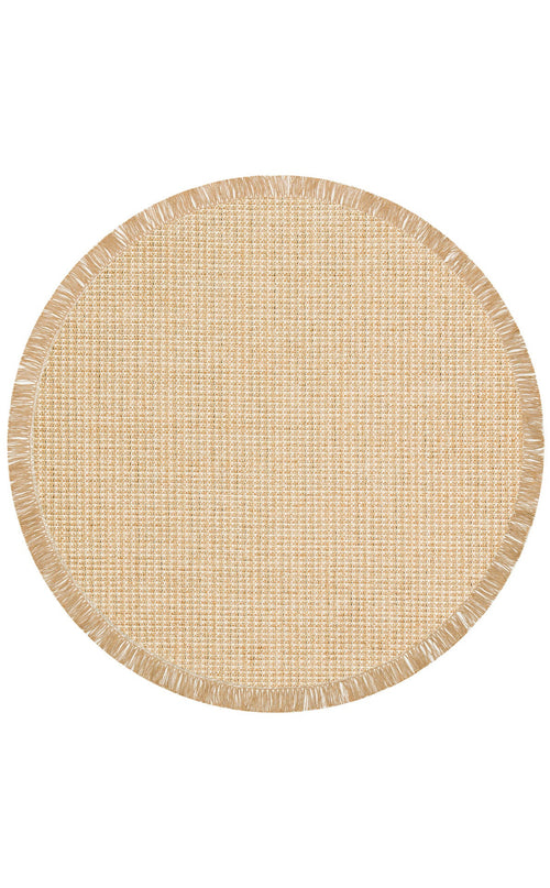 Hasır Görünümlü Kaymaz Renkli Dokuma Modern Kilim Halı