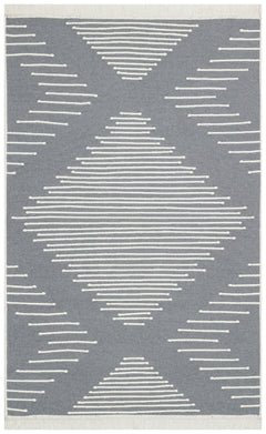 Yıkanabilir Çift Taraflı Modern Desenli Dokuma Kilim
