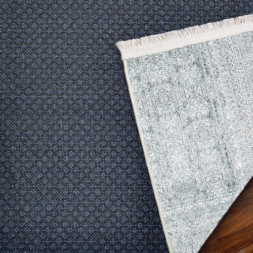 Gri Çerçeveli Modern Etnik Desenli Halı  | Makinada Yıkanabilir | Hav Toz Vermez | Leke Tutmayan | Kaymaz Taban | Dijital Makine Baskı | Salon Yolluk Mutfak Halısı