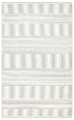 Kajal Beyaz Modern Polyester Makine Halısı