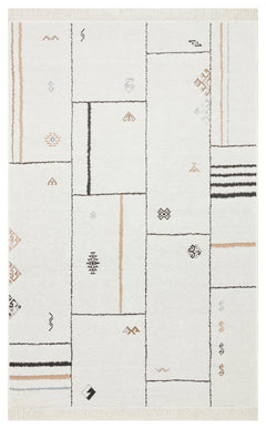 Yıkanabilir Çift Taraflı Modern Desenli Dokuma Kilim