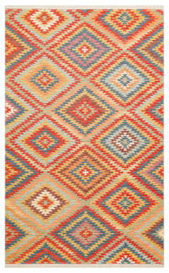 Yıkanabilir Çift Taraflı Kullanıma Uygun Yumuşak Tuşeli Otantik Kilim