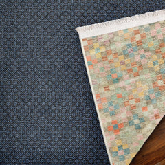 Bej Geometrik Modern Etnik Desenli Halı  | Makinada Yıkanabilir | Hav Toz Vermez | Leke Tutmayan | Kaymaz Taban | Dijital Makine Baskı | Salon Yolluk Mutfak Halısı