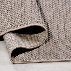 Bej Düz Polyester Makine Halısı