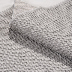 Gri Düz Polyester Makine Halısı