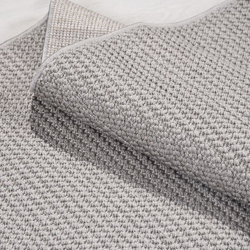 Gri Düz Polyester Makine Halısı