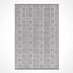 Gri Modern Polyester Makine Halısı
