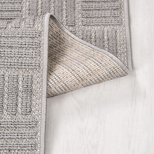 Gri Modern Polyester Makine Halısı