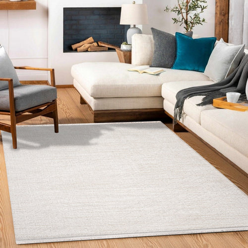 Alexandray Krem Modern Triko Akrilik Makine Halısı