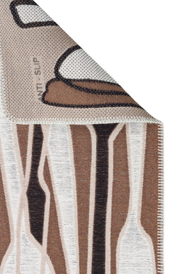 Yıkanabilir Kaymaz Tabanlı Modern Pamuk Kilim