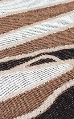 Yıkanabilir Kaymaz Tabanlı Modern Pamuk Kilim