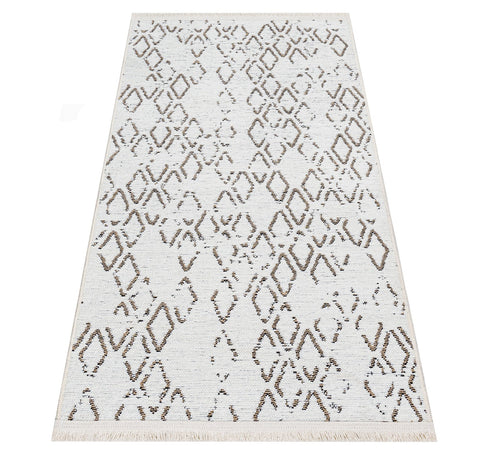 Keyshaun Geometrik Pamuk Makine Halısı