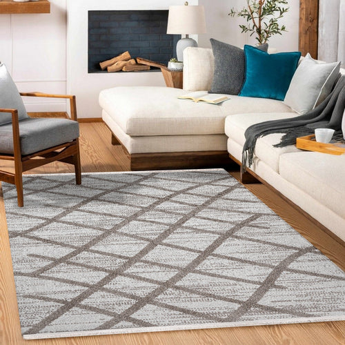 Keylana Geometrik Polip Makine Halısı