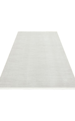 Amisha Krem Soyut Polyester Makine Halısı