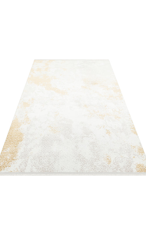 Aalia Gold Soyut Polyester Makine Halısı