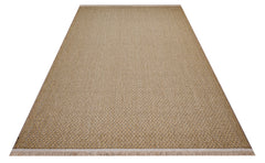 Mina Abjectly Jute Hasır Görünümlü Sisal Makine Halısı 200x350 Saçaklı