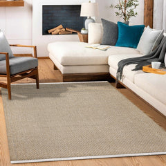 Mina Abjectly Jute Hasır Görünümlü Sisal Makine Halısı 200x350 Saçaklı
