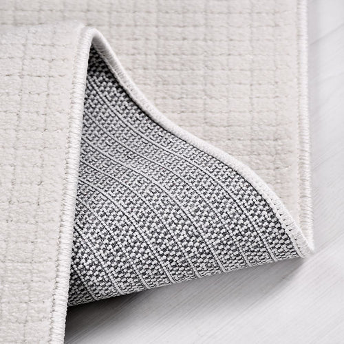Beyaz Modern Polyester Makine Halısı