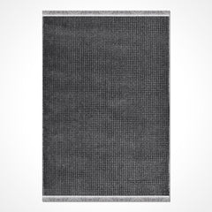 Antrasit Düz Polyester Makine Halısı
