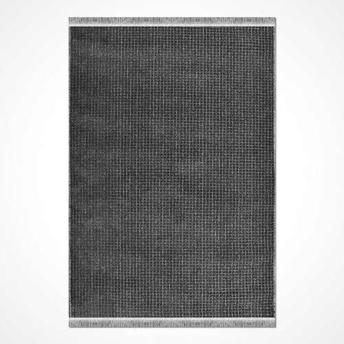 Antrasit Düz Polyester Makine Halısı