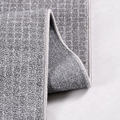 Beyaz Modern Polyester Makine Halısı