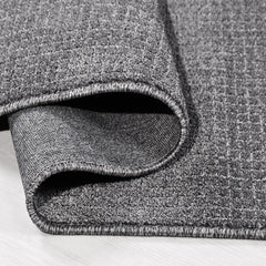 Antrasit Düz Polyester Makine Halısı