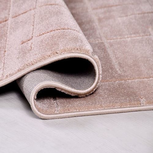 Bej Düz Polyester Makine Halısı