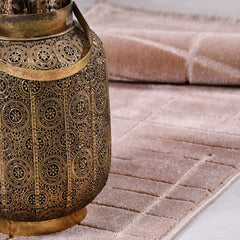 Bej Düz Polyester Makine Halısı