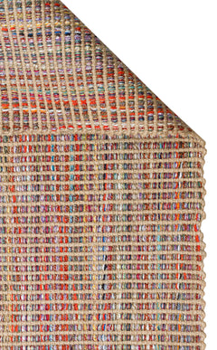 Jüt ve Polyester ile Üretilen Çift Taraflı Modern Kilim
