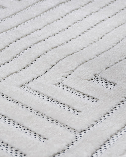 Keylani Geometrik Polyester Makine Halısı