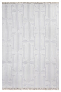 Keylani Geometrik Polyester Makine Halısı