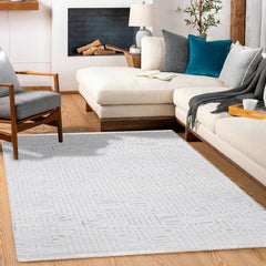 Keylani Geometrik Polyester Makine Halısı